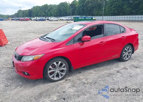 2012 Honda Civic Si из США, поврежденный, VIN 2HGFB6E52CH704911